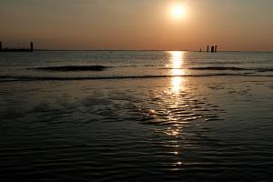Sonnenuntergang an der Knock